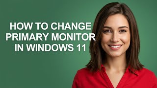 How To Change Primary Monitor In Windows 11 - AshleyHowTo