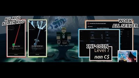 FISCH Script Pastebin 2024 UPDATE MEGALODON INFINITE COIN C$ | ADMIN ROD | UNLOCK ALL ROD (WORK)