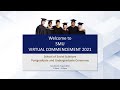 Smu school of social sciences postgraduate and undergraduate virtual commencement 2021 ceremony