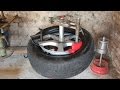 Démonte pneu manuel. Manual tire changer. Vidéo 3