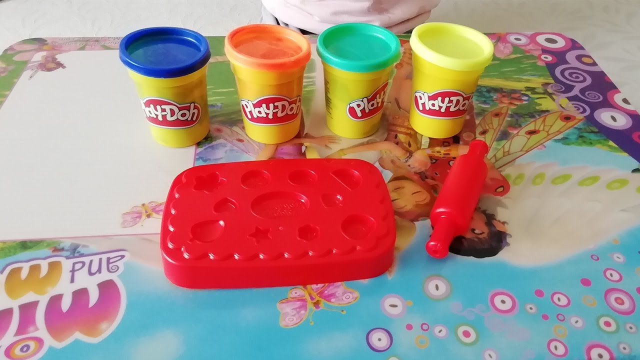 Renkli Oyun Hamurundan Pasta Yaptık YouTube
