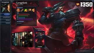 Skin Gangplank Nova d'Effroi - League of Legends