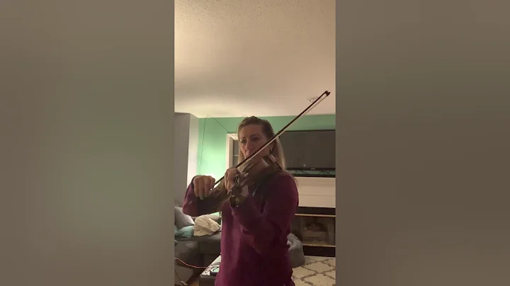 Jill Vicker violin practice at Divine Harmony