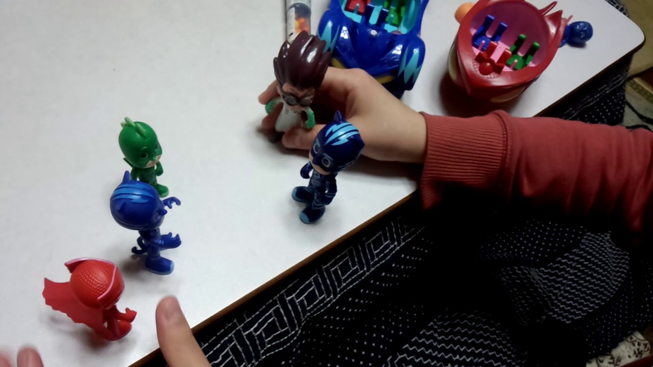 しゅつどう パジャマスク劇場 ママが遊んでみた Pj Masks Toys Play Movie For Kids Youtube