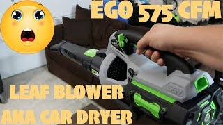 Ego 575 Cfm Leaf Blower Unboxing And Quick Use