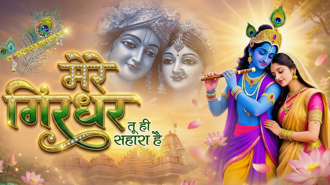 दुनिया का सबसे मीठा भजन | मेरे गिरधर तू ही सहारा है | Mere Girdhar Tu Hi Sahara Hai | Krishna Bhajan