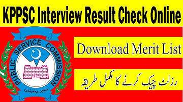 KPPSC Interview Result 2022