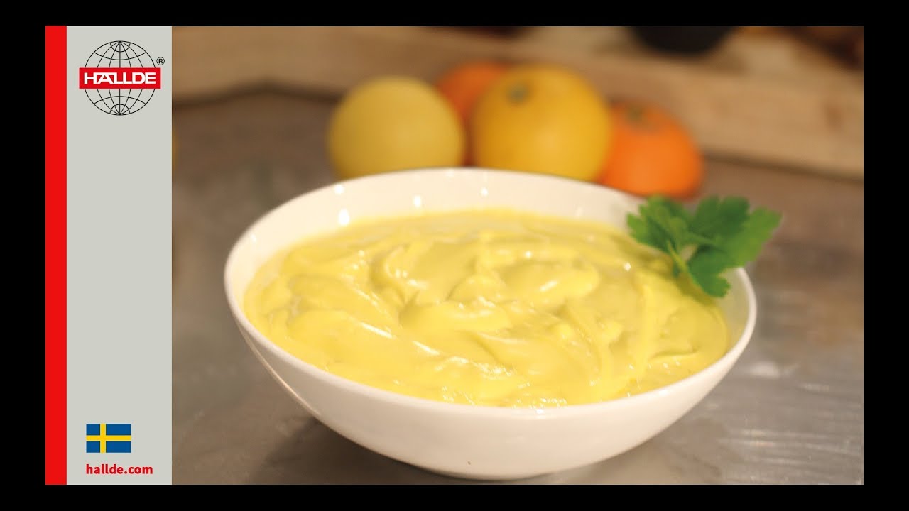 Make your own mayonnaise with HALLDE Vertical Cutter Blender/Mixer