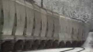 Canpotex train leaves Field, BC Canpotex train leaves Field, BC