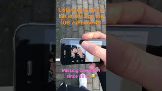 Famous Coverflow on the IOS 7 iPhone 4S-listening to music but in 2013 Wealth