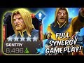 5 Star Sentry Rank Up & Full Synergy Gameplay 2019! - Marvel Contest Of Champions