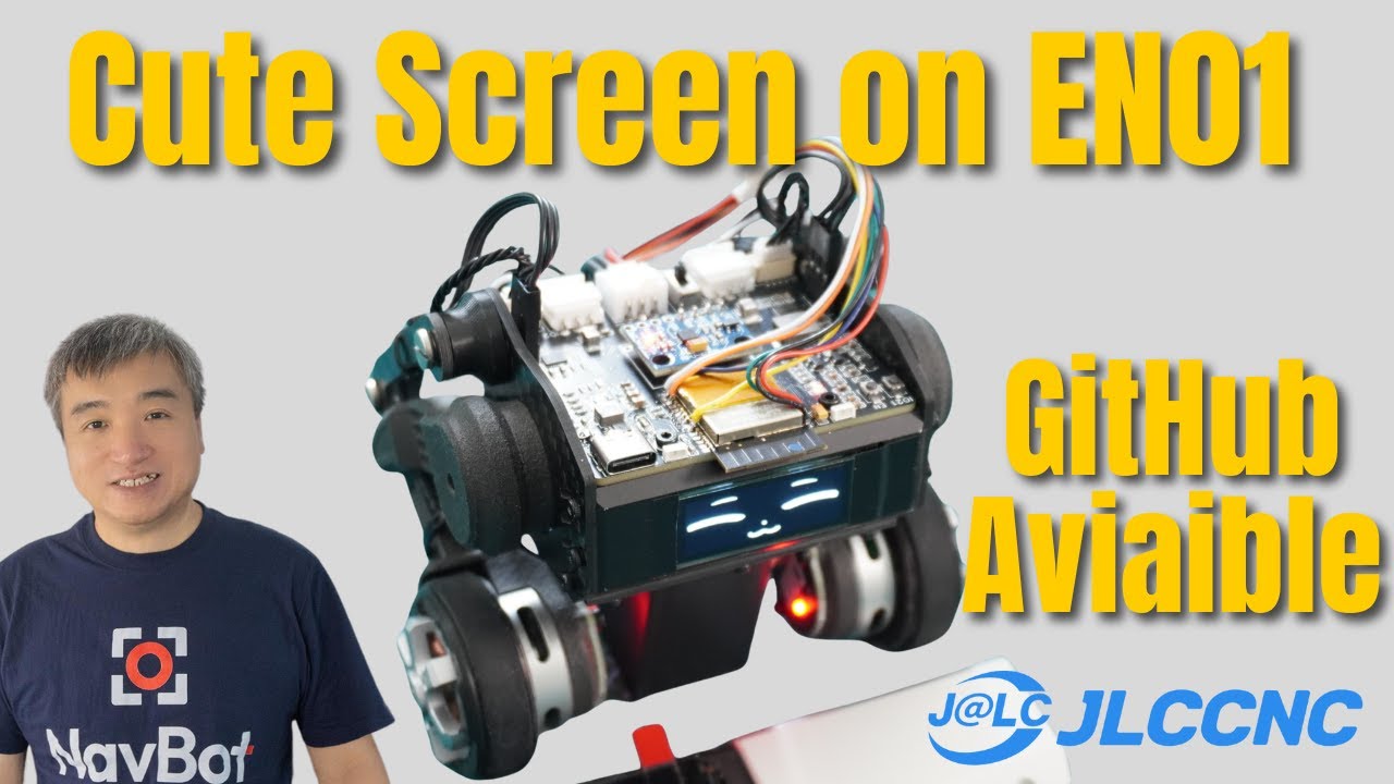 Upgrade Your Robot with a Smart Emoji Screen! | EN01 CNC Build + Code Tutorial (Fully Opensource)