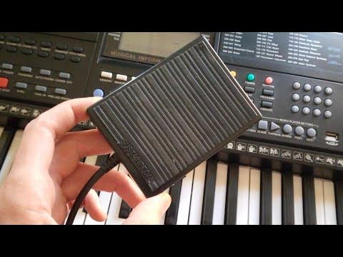Педаль сустейна для синтезатора - YouTube