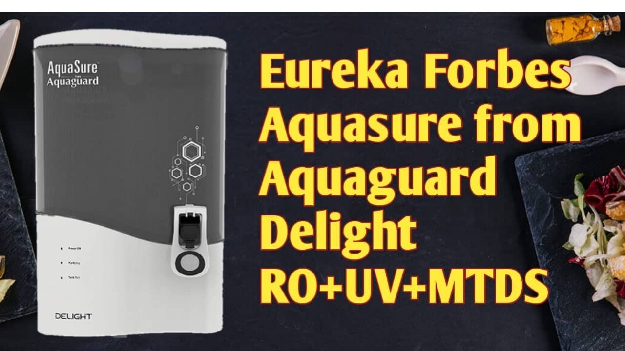 Eureka Forbes Aquasure | from Aquaguard Delight RO+UV+MTDS | Best Price ...