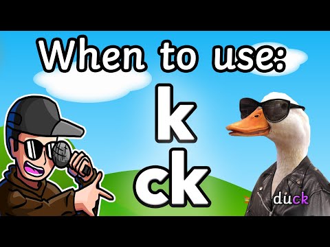 'ck' or 'k' For The Final /k/ Sound