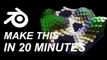 Hexagonal Procedural World in Blender 3.0 Using Geometry Nodes | Blender Tutorial
