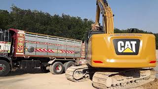 รีวิว เจอดินแข็ง CAT 320 ตัวใหม่ บุงกี้ 1.2 คิว แรงดีไม่มีตก ดั้ม FXZ360 excavator EP.4465