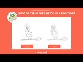 How to clean the line of an animation tv paint