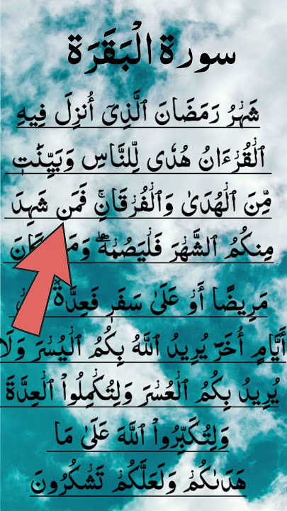 Surah Al Baqarah Shahru Ramadan سورة البقرة #egzonibrahimi #quranrecitation #surahalbaqarah