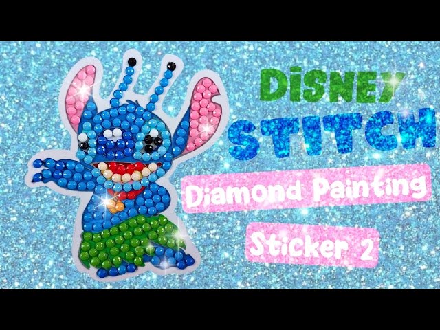 Sparkle with Stitch: Unleash Magic with Disney Diamond Painting! #Disney  #stitch #diamondpainting 