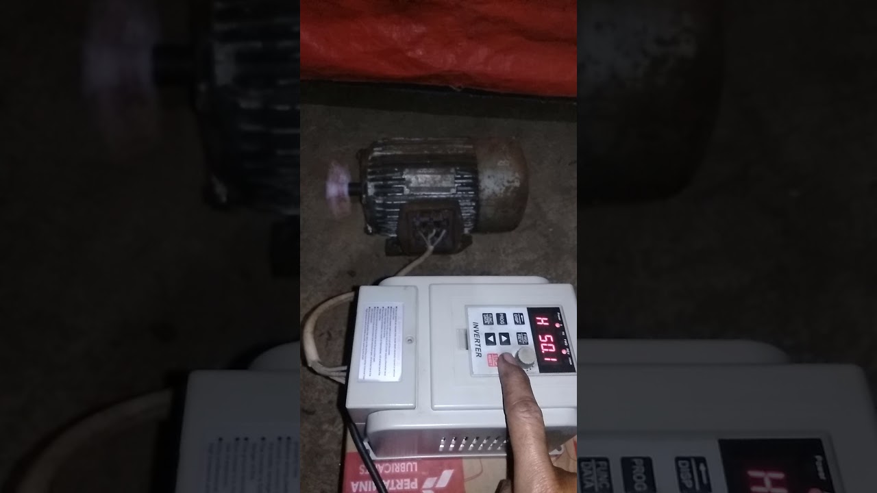 test inverter 1phase to 3phase 220v 3hp used