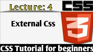 External Css | Lecture: 4 | Css Tutorial for beginners in urdu/hindi