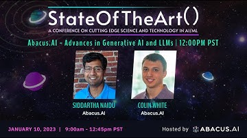 StateoftheArt(): Abacus AI - Generative AIs and LLMs
