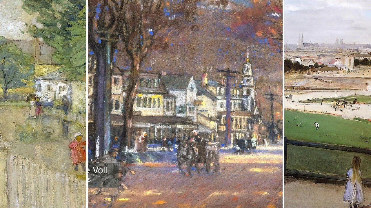 Impressionist Art TV — Silent Art Gallery · September 16 Morning | Street Scene with … & others
