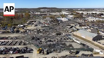 Drone video shows site of deadly UPS cargo plane crash
