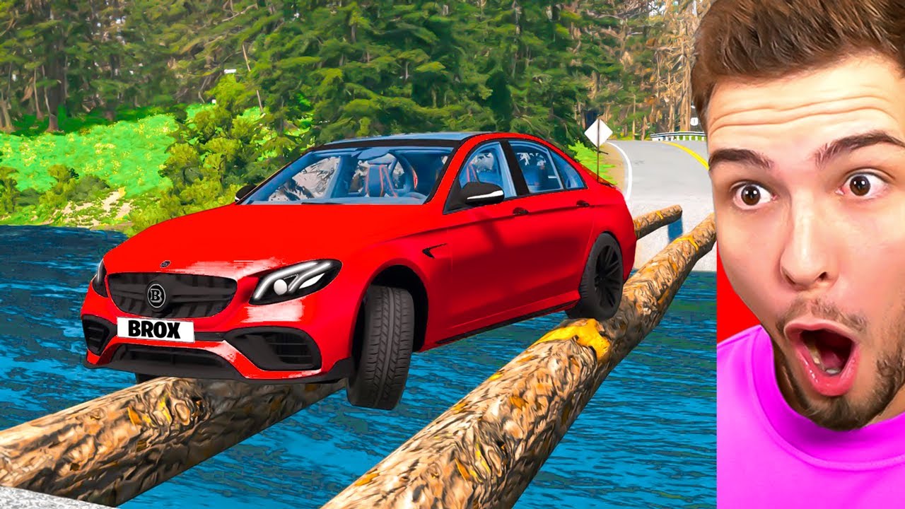 AUTO vs. ULTRA PARKOUR.. ÜBERLEBE ICH? (BeamNG)