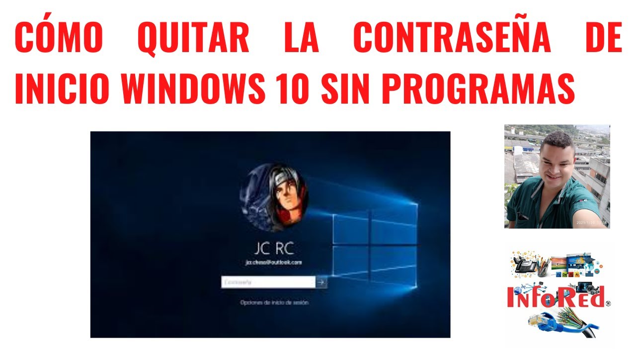 Cómo Quitar la Contraseña de Inicio Windows 10 sin programas YouTube Cómo Quitar la Contraseña de Inicio Windows 10 sin programas YouTube