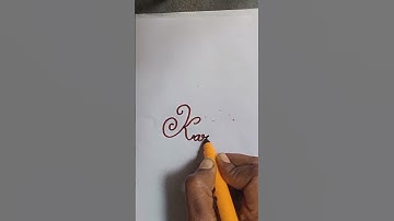 Karunya Name Calligraphy|| Cursive Hand Writing short||#calligraphy  #shorts Videos ||