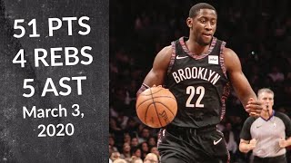 Caris LeVert 51 PTS 4 REBS 5 AST | Nets vs Celtics | Full Highlights 3/3/2020
