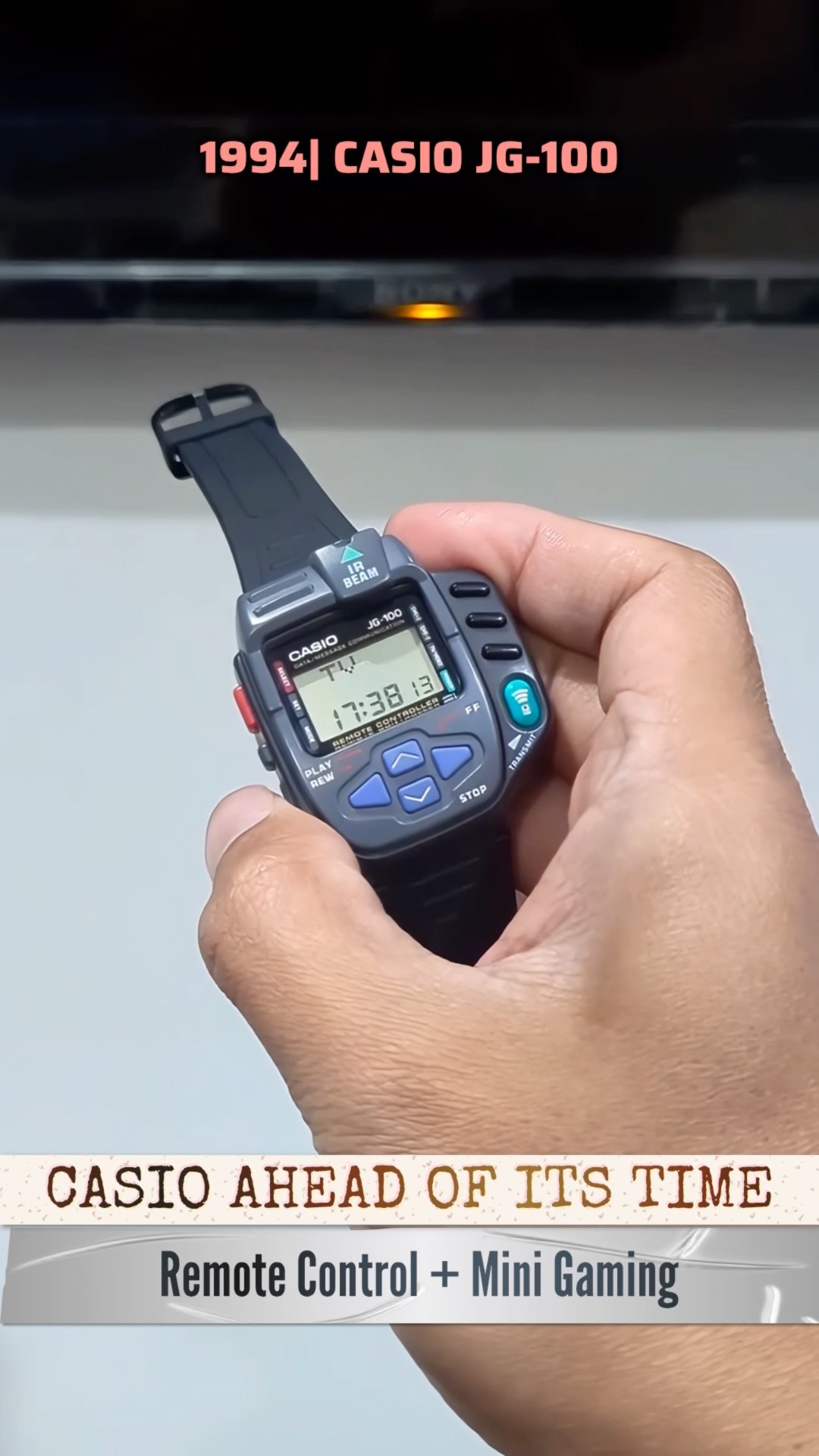 1994 🇯🇵| 📺 Casio JG-100 #casio #vintage #watch #time