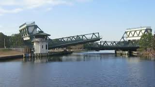 The Great Bridge Draw Bridge, Chesapeake, VA. 1st of 3 videos for 2/12/22 on the ICW.