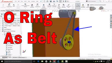SolidWorks Tutorial: How to Create O Shape Belt in SolidWorks