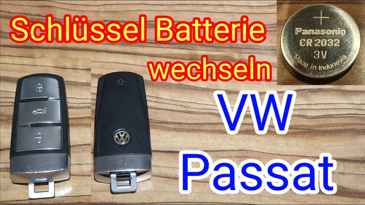 Batteriewechsel Funkschlüssel (Passat 3C FAQ) : __NEO__'s Blog