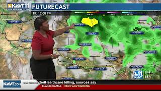 Storms bring the threat for flooding and fire danger