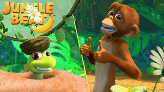 Unidentified Crawling Object Hides | Jungle Beat | Video for kids | WildBrain Zoo