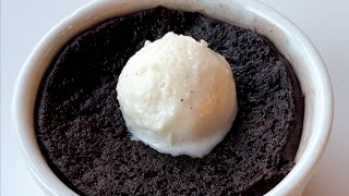 1 Min Fudgy Brownie in a Mug : Single Serve Brownie