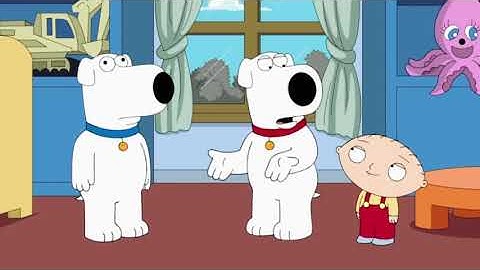Family guy-Stewie made a robot dog and brain slept with a robot
