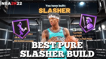 *NEW* NBA 2K22 Current Gen The Best Pure Blue Piechart Slasher Build And Badges In The Game!
