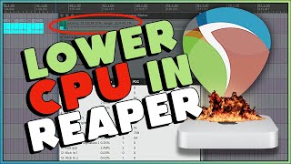 4 ways to reduce CPU load in REAPER Wealth