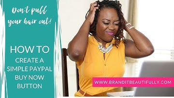 Create a Simple PayPal Buy Now Button