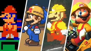 Evolution of Builder Mario (1985-2021)