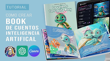 Como crear un LIBRO DE CUENTOS con INTELIGENCIA ARTIFICIAL usando CHATGPT, LEONARDO y CANVA