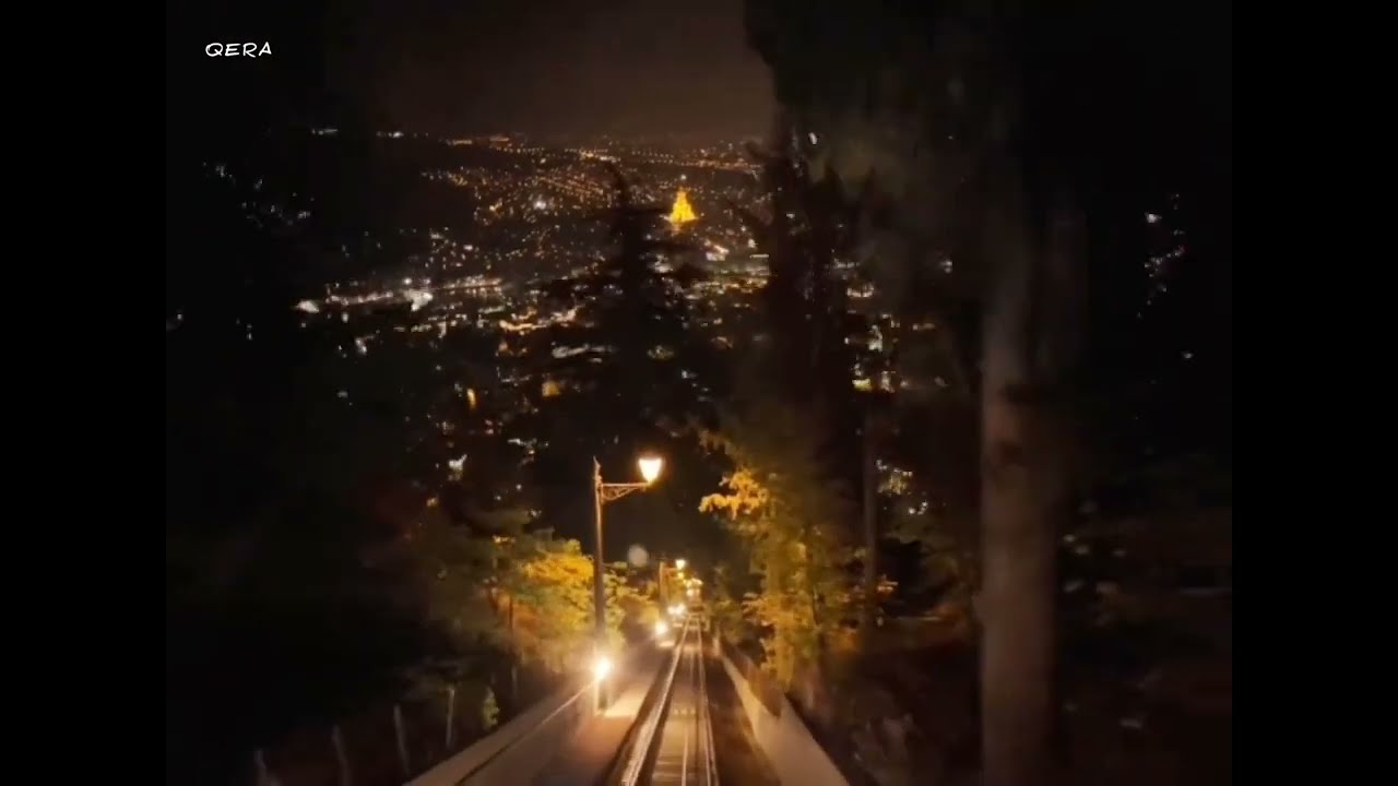 Tbilisi funicular climbing