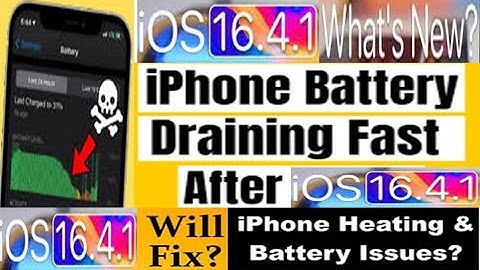 iOS 16.4.1 Battery Draining And heating Issue Fixed here