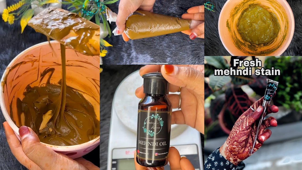 Dark Mehndi Colour Formula | Mehndi paste kese banaye | Mehndi Paste For Bridal Cones