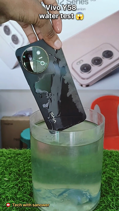 Vivo Y58 5g waterproof test 💦 Real review 😱 #shortsfeed #shorts #ytshorts #vivo